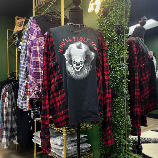 Reworked Pennywise Flannel Shirt